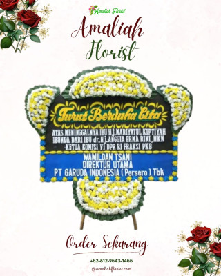 Papan Bunga Duka di Blora