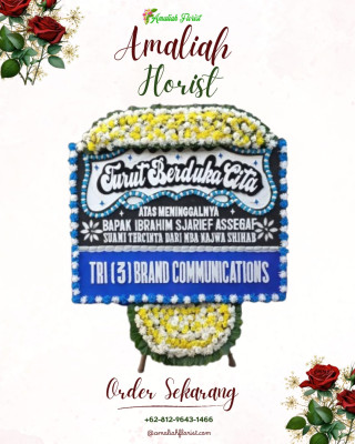 Papan Bunga Duka di Blora