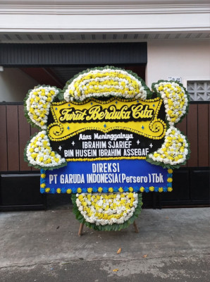 Papan Bunga Duka di Blora